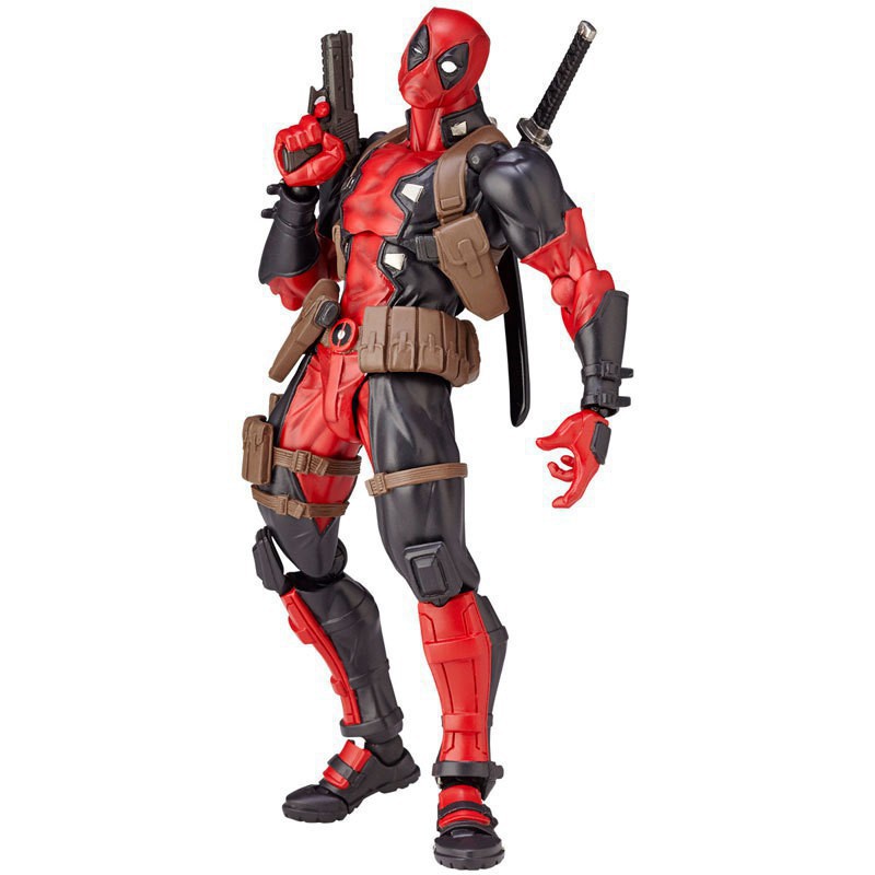 MH28 - Mô Hình Cao Cấp Figma Deadpool Revoltech Cao 15cm - Mô Hình Marvel