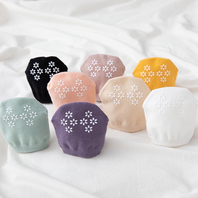 Tất Nửa Bàn Chân Chống Trượt Chất Liệu cotton