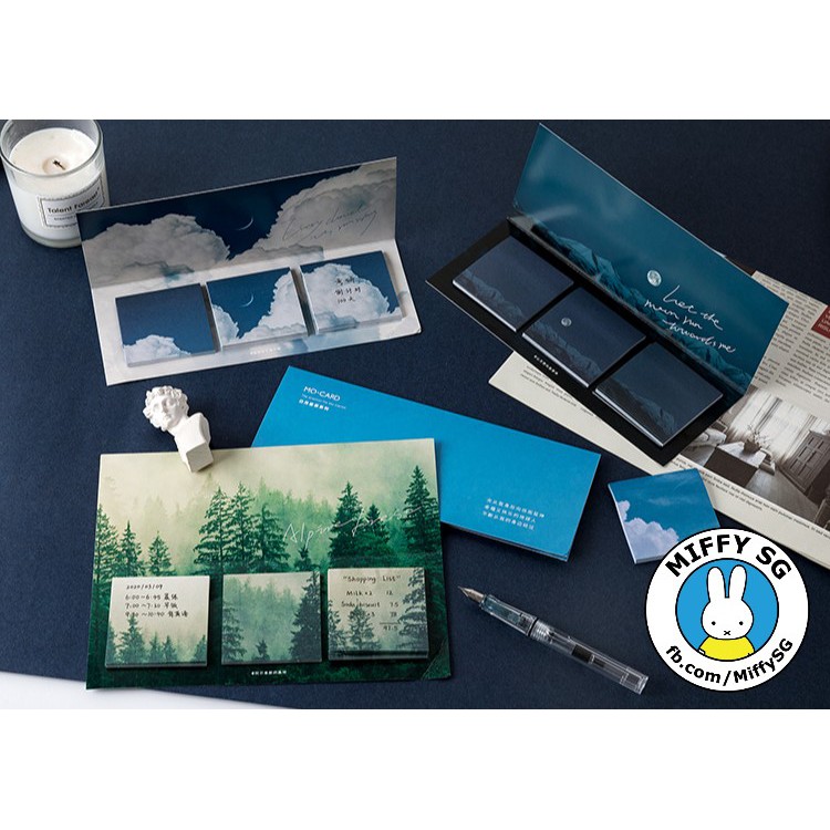 Series Sticky-note SUN, MOON AND STARS