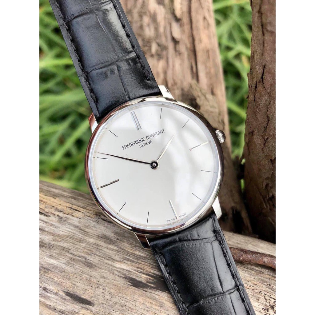 Đồng hồ nam chính hãng Frederique Constant 200S5S36 mỏng, thanh lịch - Máy pin Thụy Sĩ - Kính Sapphire