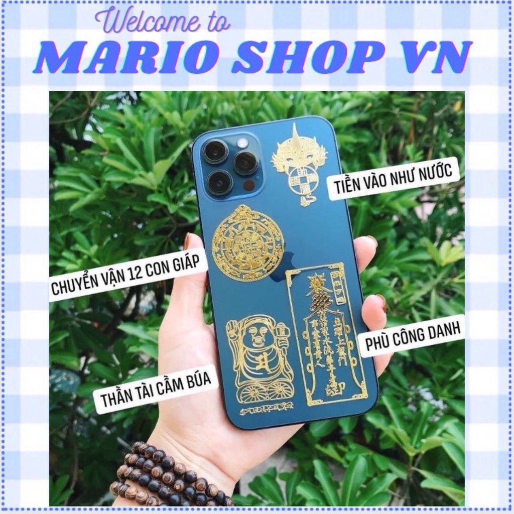 Miếng Dán Điện Thoại Tài Lộc May Mắn Phù Hợp Phong Thuỷ