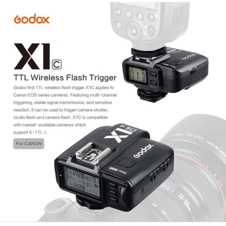 Kích nổ đèn Trigger Godox TTL Wireless Flash X1-TX for Canon/Nikon/Sony/Fujifilm