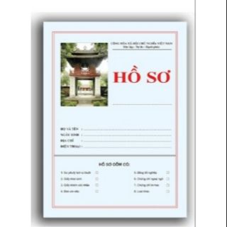 Bộ hồ sơ xin việc (50 bộ)/ bộ hồ sơ xin việc có ruột