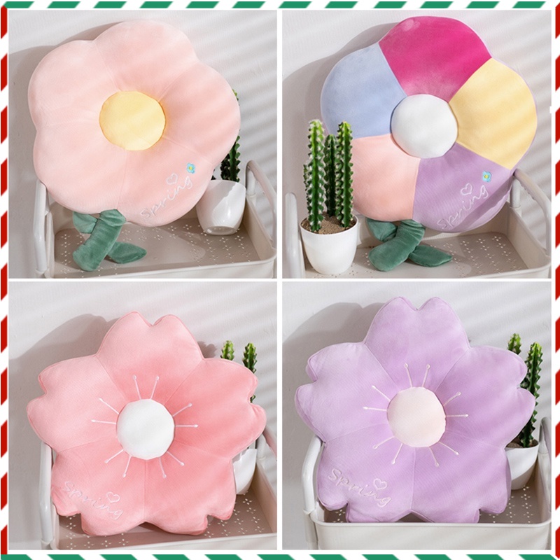 Gối Ôm Nhồi Bông Mềm Mại Hình Hoa Anh Đào/ Hoa Anh Đào Xinh Xắn 45cm