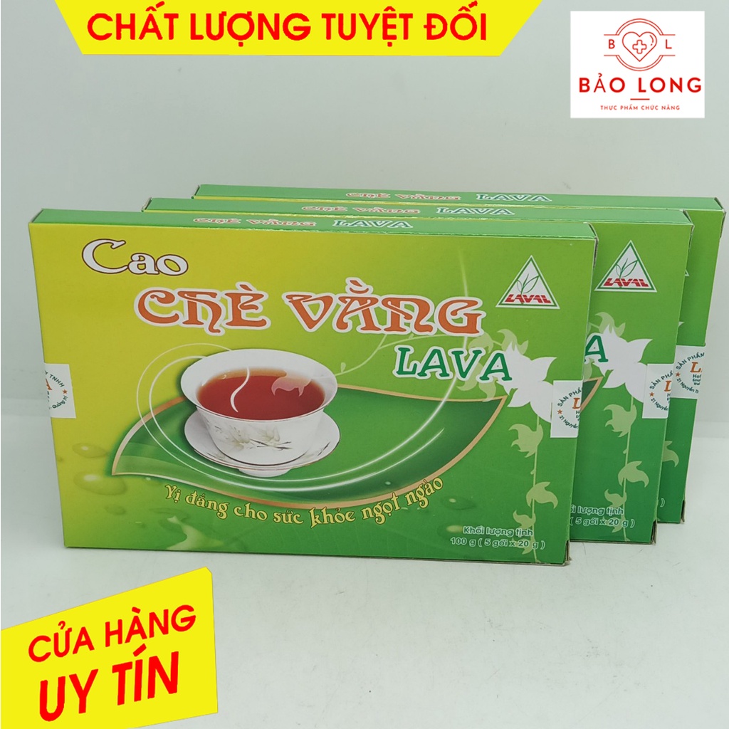 Cao Chè Vằng LAVA lợi sữa giảm cân - Hộp 5 gói x 20 gram