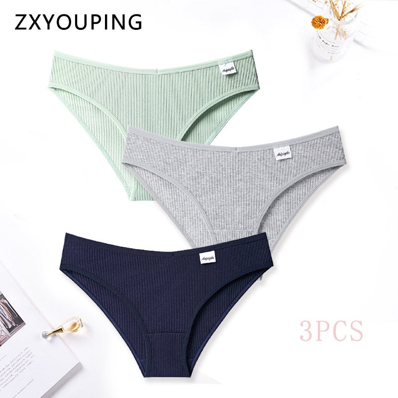 AOFEIQIKE Bộ 3 Quần Lót Cotton Nữ