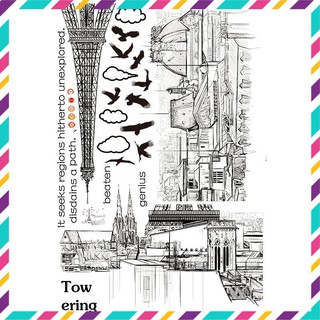 Decal dán tường Tháp Eiffel Zooyoo