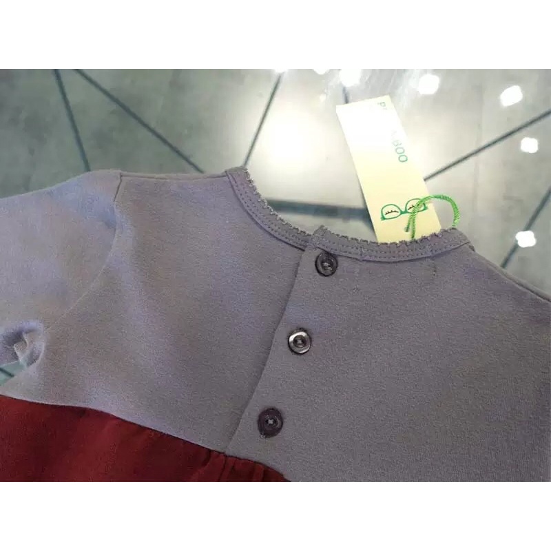 Váy bé gái Peek a Boo 2-7 tuổi  Váy ngủ hoạt hình cotton co giãn chất mịn xuất dư