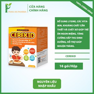 CEREKID - Dùng cho trẻ biếng ăn, táo bón nguyên liệu nhập khẩu châu âu - CN323
