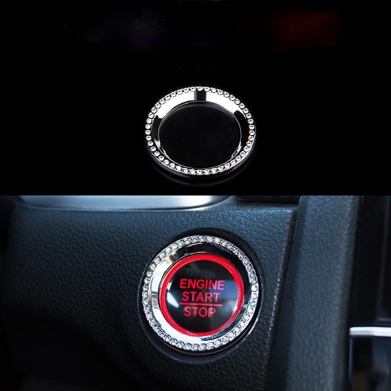 Phụ Kiện Đính Đá Pha Lê Trang Trí Nội Thất Xe Hơi Honda Tenth Generation Civic Accord