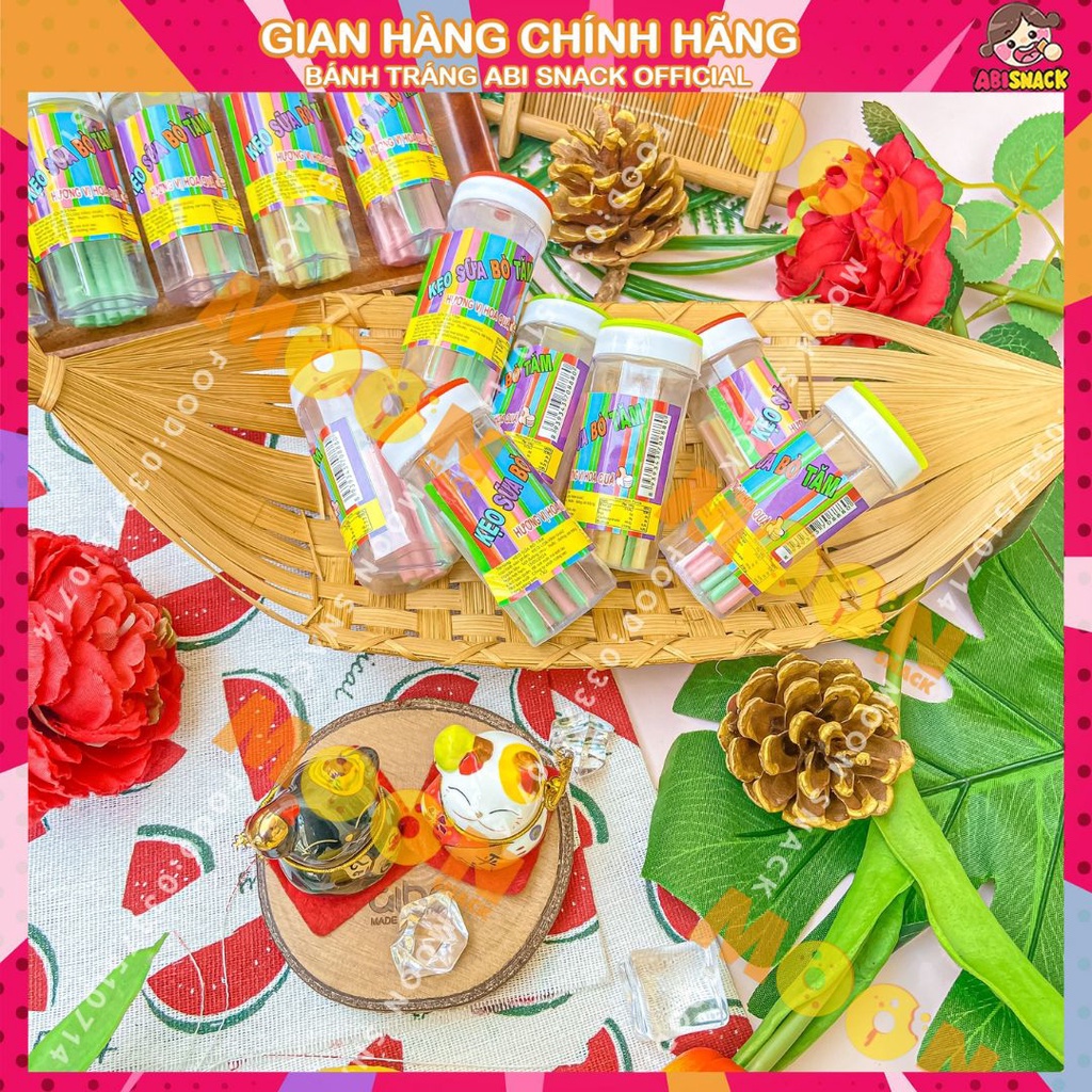 Kẹo tăm lạnh hủ mini Candy Stick đủ vị trái cây thơm ngon 10g