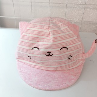 Mũ vải mềm tai mèo cho bé sơ sinh
