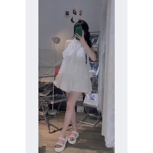 váy nơ 3 tầng