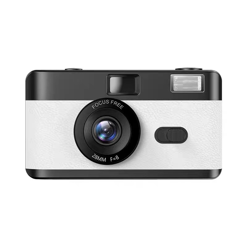 Máy ảnh phim vintage giả có đèn flash tái sử dụng