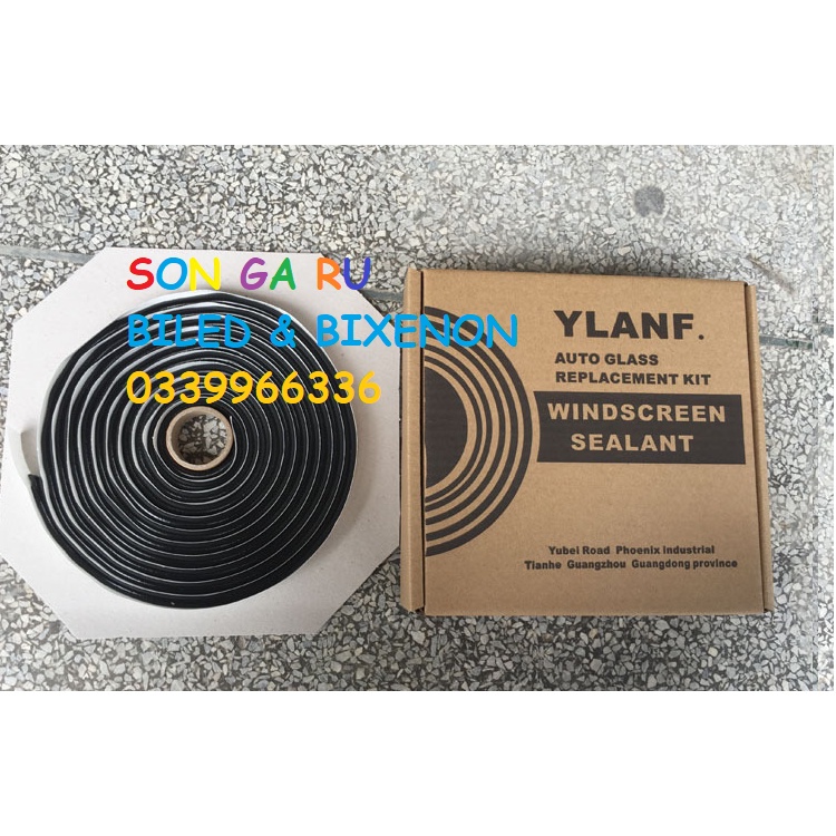 Keo BUTYL chuyên dụng găn pha đèn oto, xe máy size 10mm x 4m