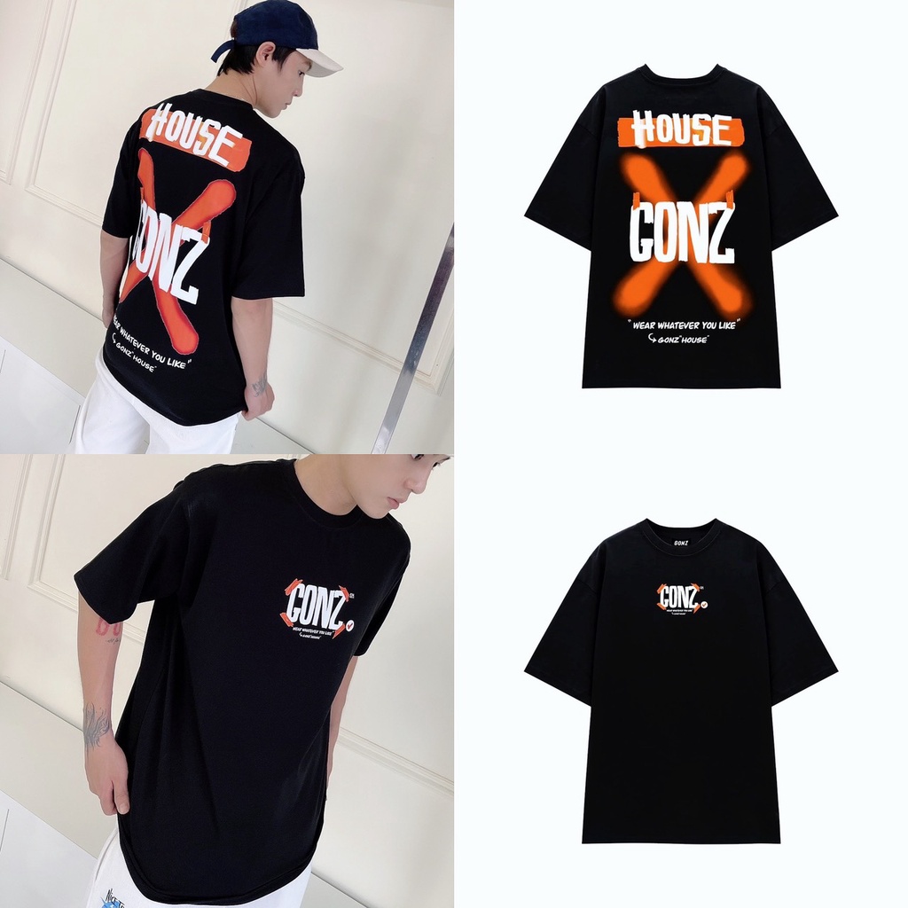 [Mã 11FASHIONSALE1 giảm 10K đơn 50K] Áo Thun Form Rộng Cotton TEE HOUSE 04 - Màu Đen/Trắng | BigBuy360 - bigbuy360.vn