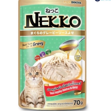 Pate Nekko Gravy Gói 70G Hàng Nội Địa Thái Pate Cho Mèo - NÀNG MEOW