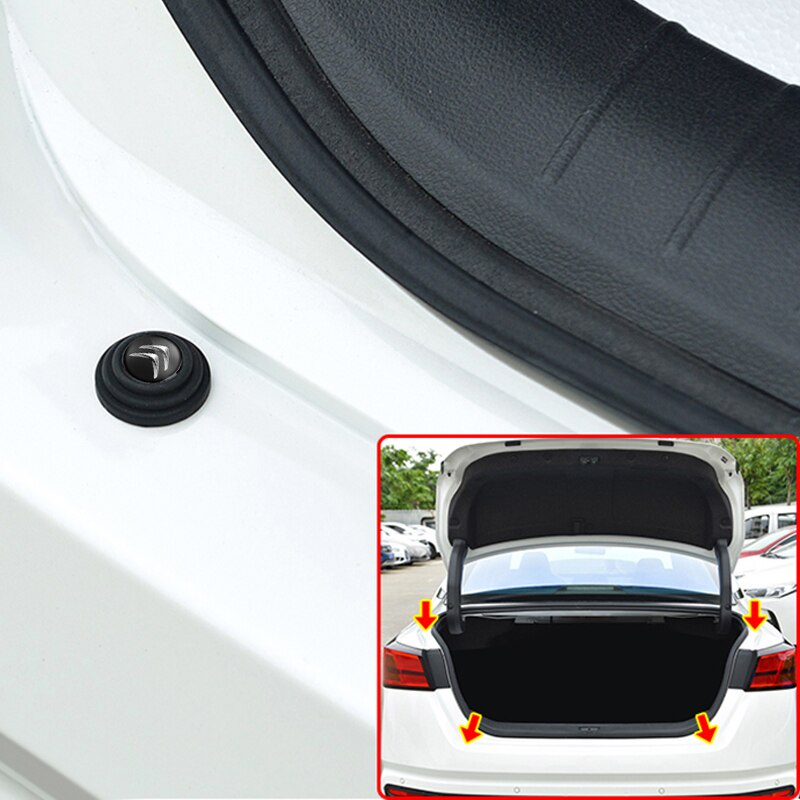 Set 4/8/12 Miếng Đệm Silicon Chống Sốc Gắn Cửa Xe Citroen C4 C3 C5 C1 Berlingo C2 C-Elysee C4 Picasso