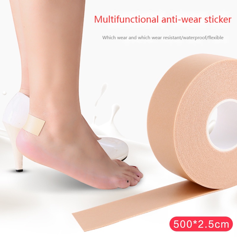 Cuộn 5M Miếng Silicone Dán Gót Giày Cao Gót Bảo Vệ Cho Nữ