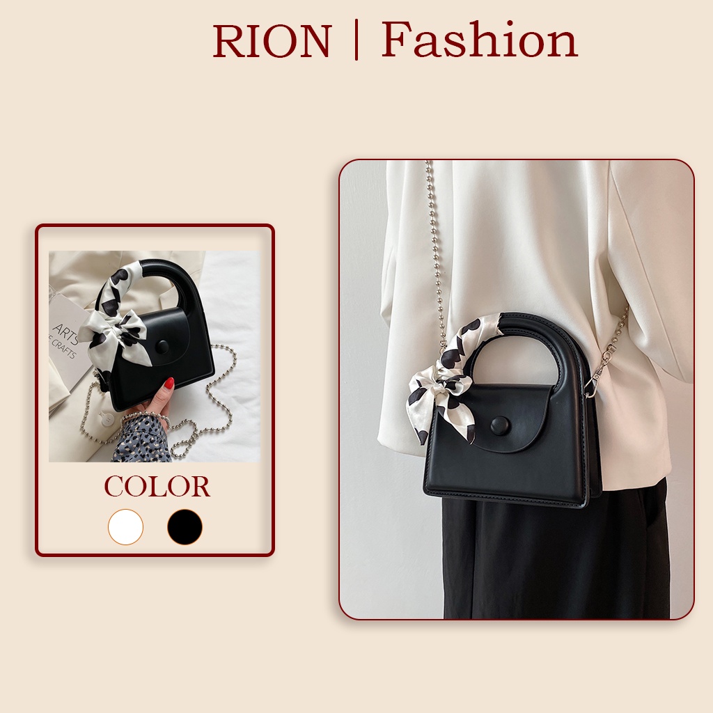 Túi Xách Nữ - Túi đeo chéo Cầm Tay Tặng Kèm Nơ Chấm Bi Phong Cách Thời Thượng | TN01
