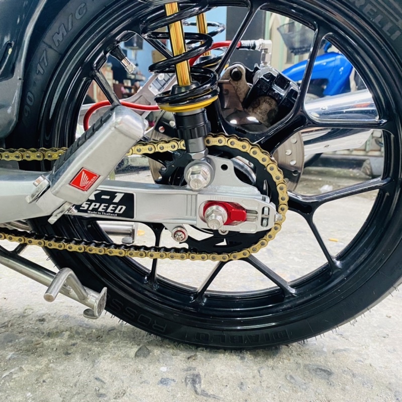 Pát tăng sên nhôm mẫu Thái mới cho Wave dream kèm ốc Salaya V2