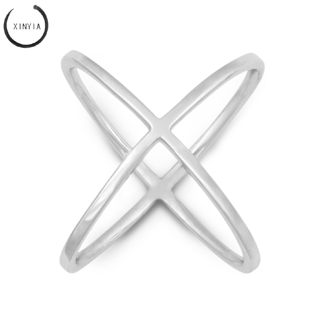 Nhẫn kim loại thiết kế đơn giản độc đáo phong cách retro cổ điển ins hàn quốc trang sức nữ quà tặng bạn gái