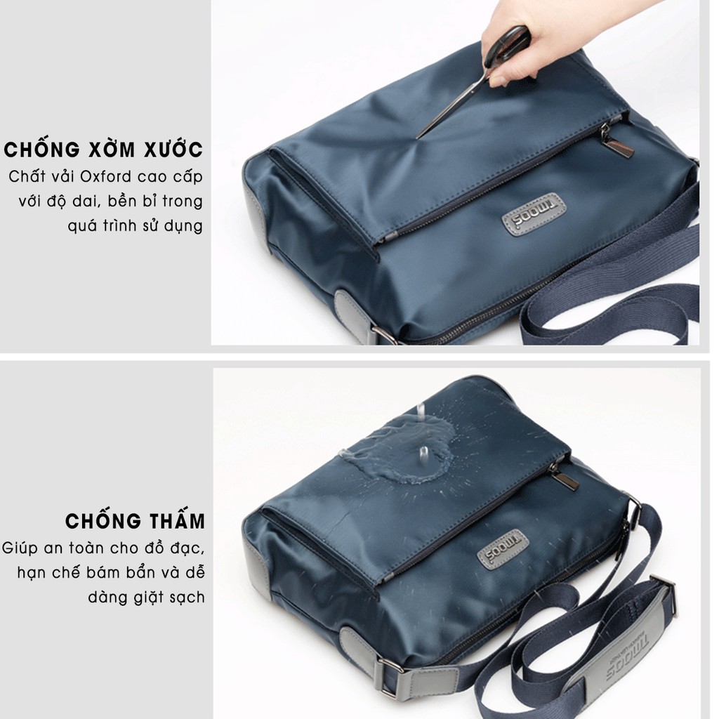 Túi đeo chéo thời trang nam cao cấp TMOOS (EP19), túi đeo vai đựng iPad | BigBuy360 - bigbuy360.vn
