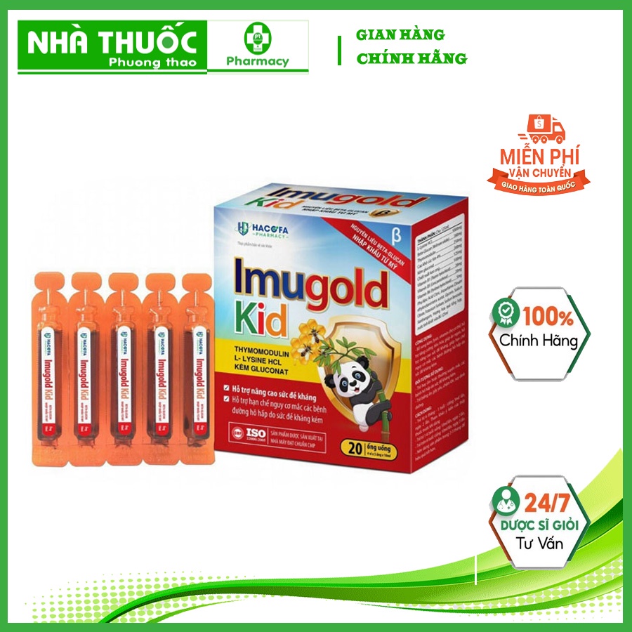 IMUGOLD KID Betagulcan nhập khẩu từ Mỹ, nâng cao đề kháng cho trẻ