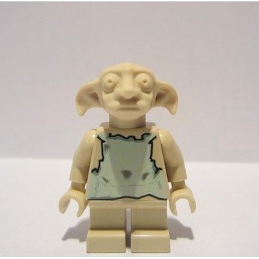 Lego Harry Potter: Gia tinh Dobby (cổ - phát hành 2002) / Lego hp017: Dobby (Elf) - Tan