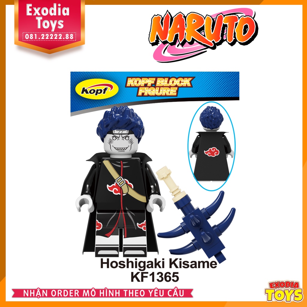 Xếp hình Minifigure nhân vật Naruto Truyền Nhân Cửu Vỹ Hồ - Đồ Chơi Lắp Ghép Sáng Tạo - KOPF KF6118