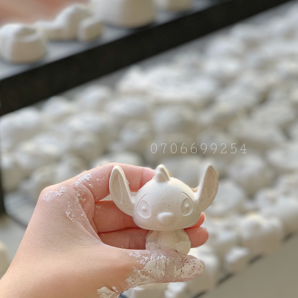 Tô tượng thạch cao stitch 2d size nhỏ 5cm