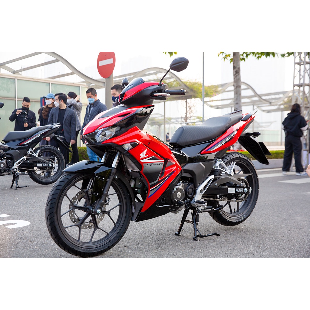 ốp bô ốp ống xả ốp đuôi bô winner x v3 cacbon honda