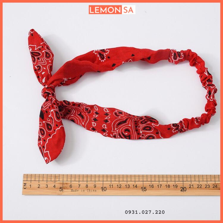 Bờm tóc bandana băng đô tóc tai thỏ - Mã BD002