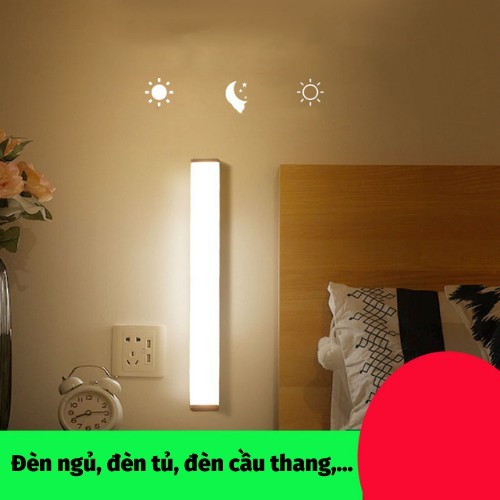 Đèn Cảm Biến, Đèn Led Cảm Ứng Chuyển Động Thông Minh Gắn Tủ Quần Áo, Hành Lang, Phòng Ngủ, Tự Động, ASAKI OFFICIAL