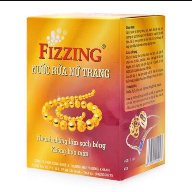 Nước rửa nữ trang Fizzing 70ml