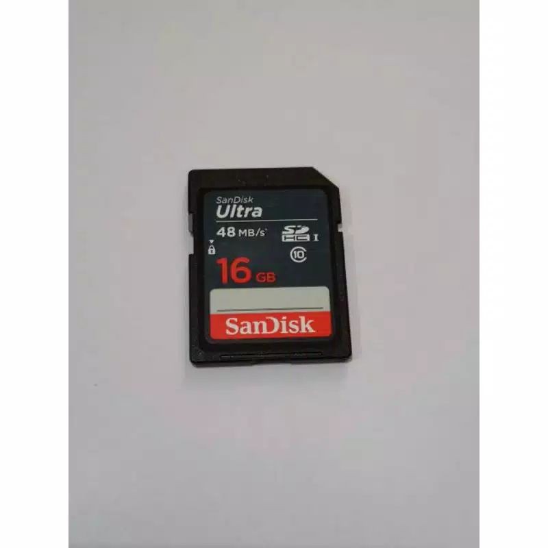 Thẻ Nhớ Sandisk Ultra 16gb 48mb / S Class 10 Sd