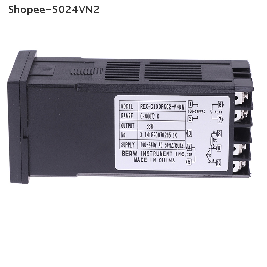 Bộ điều khiển nhiệt độ SSR-40A 100-240VAC PID REX-C100