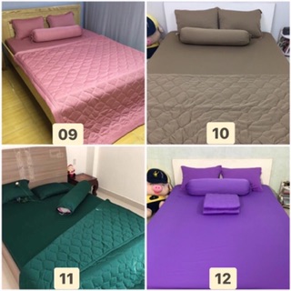 Bộ drap thun hàn quốc: 1 drap, 2 vỏ nằm, 1 vỏ ôm