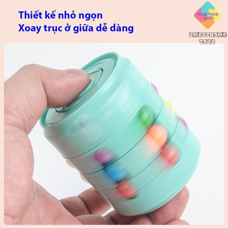 Rubik Biến Thể - Rubik Bi Phiên Bản Nâng Cấp Kết Hợp Các Nút Bấm Giảm Stress 2 trong 1- Smarthome Toys