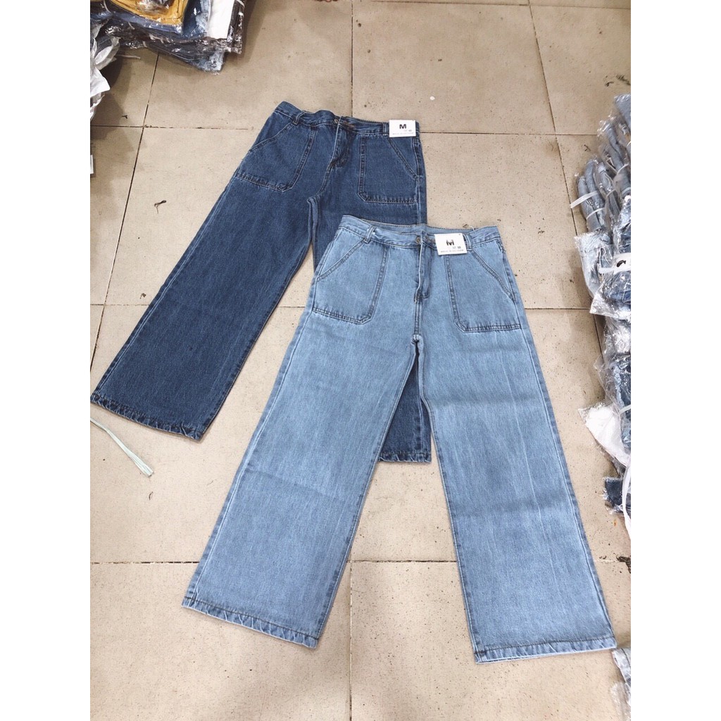 Quần Ống Rộng Nữ HADI Cao Cấp 2 Túi Trước-NL12358