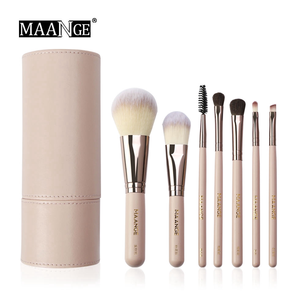 Set 7 Cọ TRang Điểm MAANGE Chất liệu Nylon Cho Người Mới Bắt Đầu