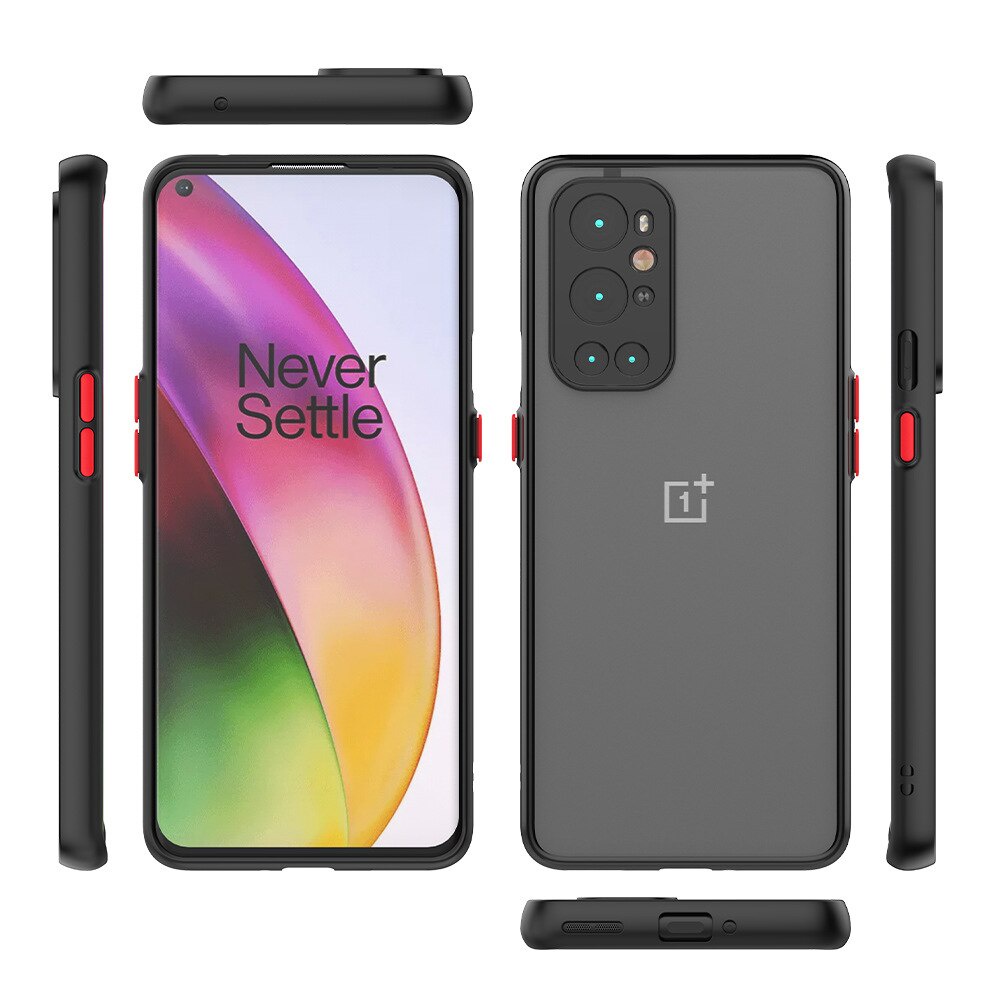 Ốp điện thoại PC cứng viền TPU dẻo trong mờ bảo vệ camera cho ONEPLUS 9 PRO ONEPLUS 9R 8T
