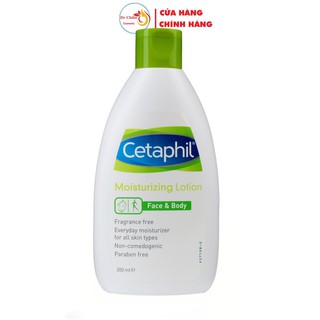 Sữa dưỡng ẩm cetaphil ⚜️CHÍNH HÃNG⚜️ Sữa dưỡng ẩm toàn thân  CETAPHIL MOISTURIZING LOTION 200 ML