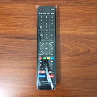 Điều khiển tivi SHARP Chính Hãng (Tặng Pin Panasonic)