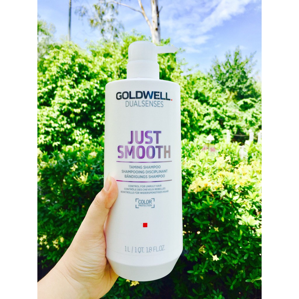 🇩🇪Goldwell🇩🇪 Dầu gội suôn mượt Goldwell Dualsenses Just Smooth Taming Shampoo 1000ml