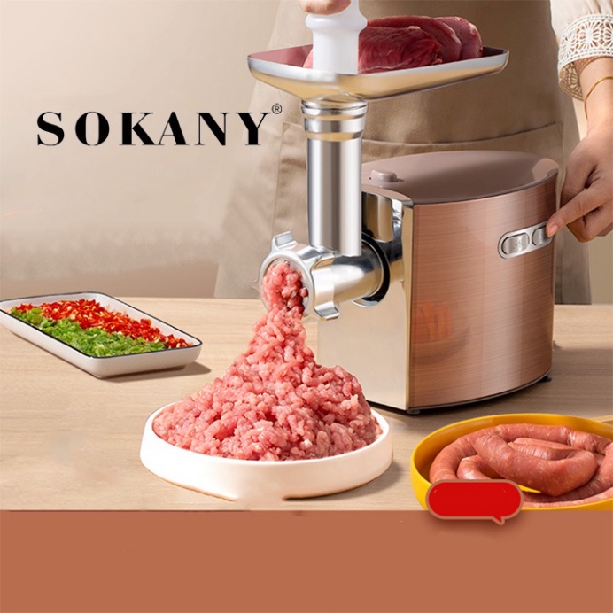 Máy xay thịt, nhồi thịt làm lạp xưởng đa năng chính hãng SOKANY