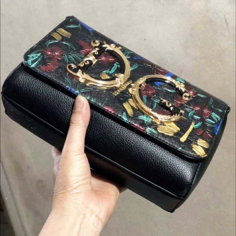 Túi Xách Nữ Da Bò Khắc Hoa Dập Nổi 3D Đeo Chéo Sách Tay Thời Trang Trung Niên Cao Cấp - A&ESHOP 99999