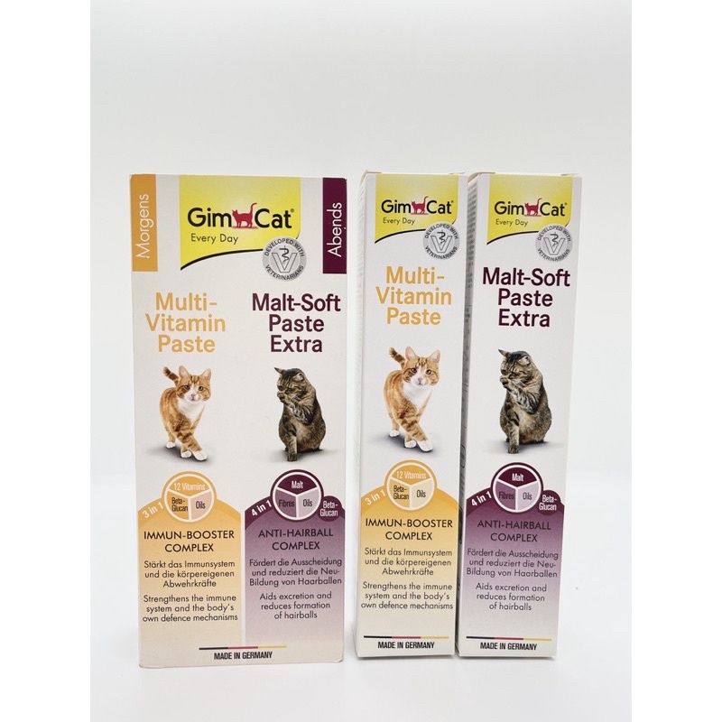 Combo Gel Dinh Dưỡng và Tiêu Búi Lông Cho Mèo Gimcat ( 2 tuýp 50g )