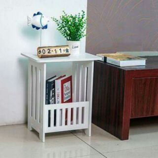 Kệ vuông để đồ kèm giá để sách