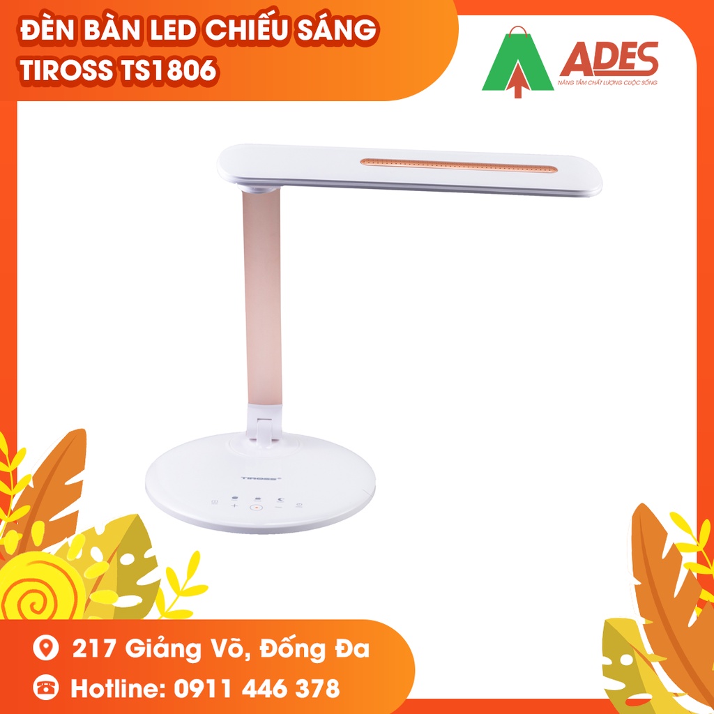Đèn Bàn LED Chiếu Sáng Tiết Kiệm Điện Năng Tiross TS1806